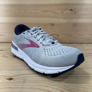 Brooks Addiction GTS 15 Running Shoes Women 9.5 2A NARROW Grey Pink 120352A054 - Picture 1 of 9