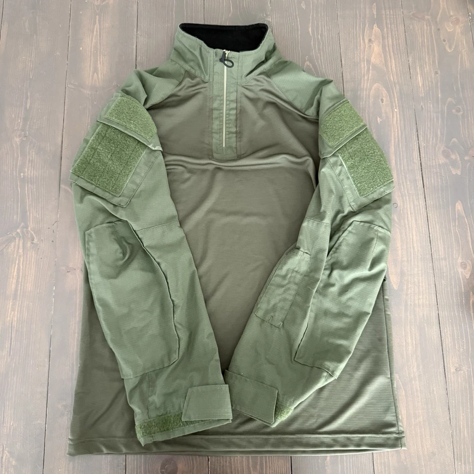 Camisa de Combate Vertx Recon OD Verde Táctica Ripstop 1/4 Cremallera Manga Larga/Para Hombres L Foto 1 de 3