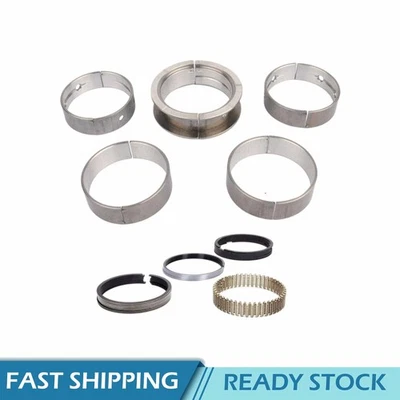 Fit Chevy LS V8 4.8L 5.3L 5.7L 6.0L 6.2L MS2199P Main Rod Bearings + Piston Ring - Изображение 1 из 4