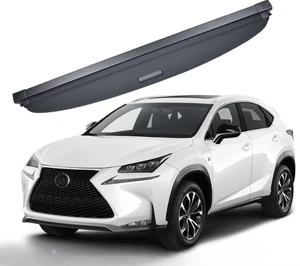 Cubierta de carga retráctil para maletero Lexus NX200t 300h 2015-2021 pantalla de seguridad - Imagen 1 de 14