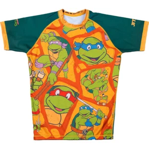 Jitsy Club TMNT Team Turtles Short Sleeve Rash Guard - Picture 1 of 28