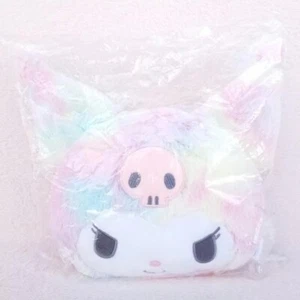 US SELLER Kuromi Rainbow Face Cushion Small Plush - Picture 1 of 3