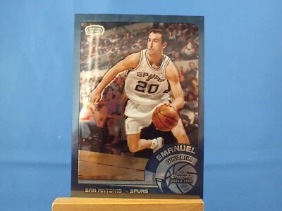 Manu Emanuel Ginobili Topps Chrome 2002-03 RC Rookie #124 - Image 1 of 2
