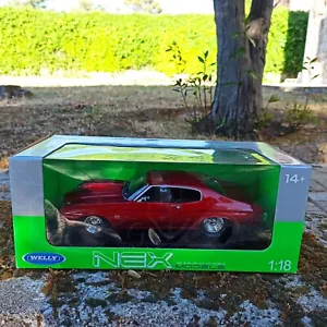 1/18 WELLY CHEVROLET CHEVELLE PRO STREET - Imagen 1 de 3