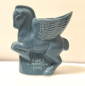 VTG 2003 Red Wing Pottery Collectors Society Convention Wing Pegasus Vase USA - Picture 1 of 7