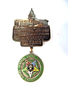 Wisconsin 33rd Triennial Assembly Forward to Peace 1970 Delegate Pin - Picture 1 of 6