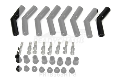 Kit de arranque de bujía de cerámica Pertronix 45 grados 8pk negro 8563HT-8 Foto 1 de 2