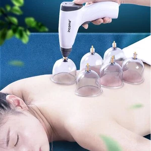 Juego de ventosas eléctricas de terapia de ventosas 20/12/24 tazas kit de ventosas terapia de masaje - Imagen 1 de 23