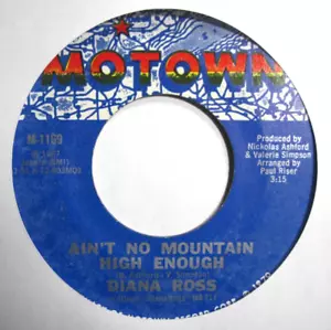 DIANA ROSS * 45 * Ain't No Mountain High Enough * 1970 *VG+VG++ USA Orig. MOTOWN - Picture 1 of 1