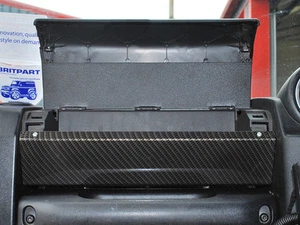 LAND ROVER DEFENDER CARBON FIBER FACIA GLOVE BOX KIT 2007 On DA2603CF - Picture 1 of 3