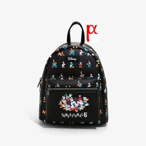 Mini Mochila Loungefly Disney Sensational 6 Mickey and Minnie Mouse Friends - Imagen 1 de 4