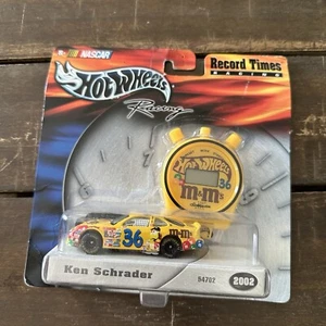 Hot Wheels Racing NASCAR Ken Schrader 36 2002 Record Times Stopwatch NEW - Picture 1 of 6