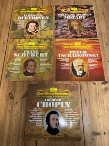 DEUTSCHE GRAMMOPHON WUNSCHKONZERT KLASSIK 5x LP SAMMLUNG SCHALLPLATTEN VINYL - Picture 1 of 14