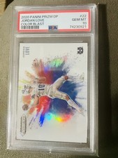 🔥Jordan Love 2020 Panini Prizm Draft Picks Color Blast Rookie PSA 10, POP 12