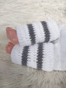 Babystulpen/ Stulpen/ Pulswärmer 1 Paar (2Stück) *NEU */Handarbeit - Bild 1 von 2