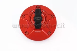 2018 EVOTECH KAWASAKI Z 900 RS QUICK RELEASE TANK CAP RED-RED - Picture 1 of 1