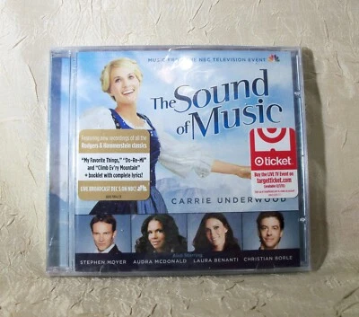 Кэрри Андервуд Звуки Музыки Саундтрек CD NBC Событие Новое Запечатанное Состояние товара - Изображение 1 из 4