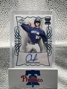 2022 Leaf Trinity Andrew Painter RC AUTO Blue 76/99 - Picture 1 of 1