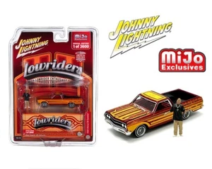 Johnny Lightning 1:64 Lowriders 1965 Chevrolet El Camino with American... - Picture 1 of 2