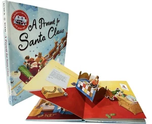 A Present for Santa Claus Pop Up Book by Dana Kubick and David Wood Rare New - Picture 1 of 5