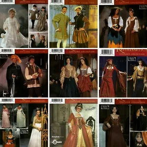 Simplicity Renaissance Sewing Pattern Your Choice Sizes Child/Mens/Womens - Picture 1 of 38