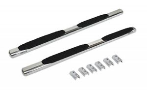 Go Rhino 4" OE Xtreme Side Steps 80" Stainless Steel Bars Only For Ram Silverado