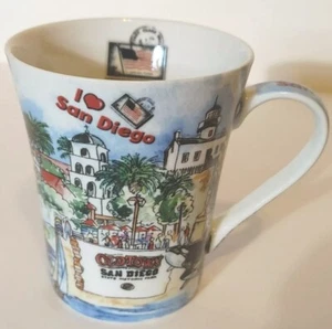 the Postcard Factory Souvenir Coffee Cup Mug - I Love San diego - Picture 1 of 4