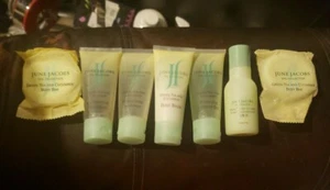 JUNE JACOBS Spa Collection GREEN TEA & CUCUMBER Travel 2 Soap/2 Sh/Cond/Gel/Balm - Picture 1 of 3