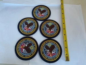 Department Of Veterans Affairs Hat,vest,jacket size collectible patch 5 pieces - Picture 1 of 3
