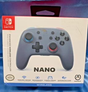 PowerA Nano Rechargeable Wireless Controller für Nintendo Switch - Grau-Neon - Bild 1 von 3