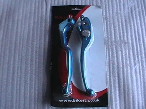 HONDA CBR900 RR CBR 954 FIREBLADE 2002-2006 BLAU BREMSE KUPPLUNGSHEBEL SET VORNE - Bild 1 von 1