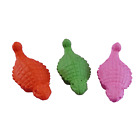 LOT OF 3 Vintage Diener Rubber Erasers Dinosaurs Itty Bitty Charm Animals Colors