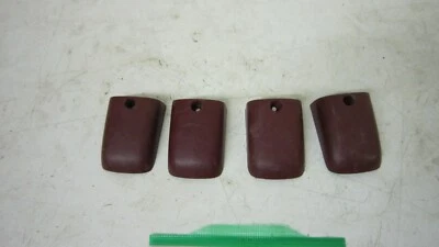 81-91 CHEVY GMC SUBURBAN SEAT TRACK BOLT COVERS / CAPS RED - Image 1 of 4