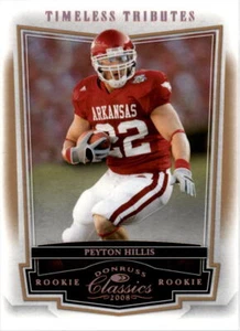 2008 Donruss Classics Timeless Tributes Bronze #215 Peyton Hillis /250 - quasi nuovo-MT - Foto 1 di 2
