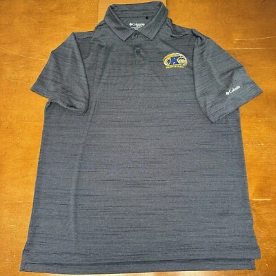 Kent State Golden Flashes Shirt Mens Extra Large Blue Polo Columbia - Image 1 of 4
