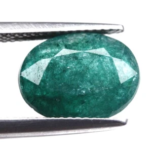 SHOLA Real 3,48 Ct Esmeralda Verde Natural de Zambia, Corte Plano, Esmeralda - Imagen 1 de 2