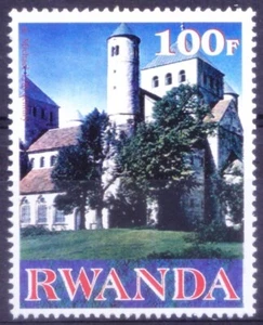 Rwanda 1990 MNH, St. Michael's Church, UNESCO, Architecture, , illegal Stamp - Picture 1 of 1