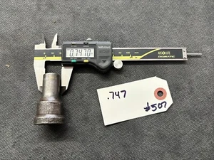 ROUND PUNCH ROPER WHITNEY DIACRO DI-ACRO CLEVELAND PRESS SIZE .747 #507 - Picture 1 of 1