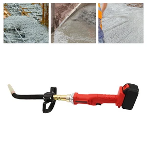 Cordless Handheld Concrete Vibrator, Cement Vibrating Tool, Air Bubbles Remover - Picture 1 of 16