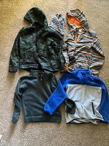 Set of 4 Eddie Bauer Columbia Sonoma boys sweater jackets Size - 10-12 years old - Picture 1 of 9