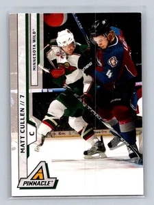 2010-11 Panini Pinnacle #100 Matt Cullen Minnesota Wild - Picture 1 of 2
