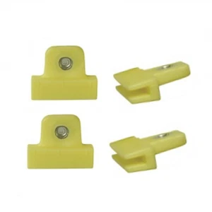 Set of 4 Plastic Glass Channel Support Clips for Car Door Direct Replacement - Zdjęcie 1 z 7
