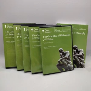 The Great Courses Ideas Of Philosophy 1-5 2nd Edition Set 30 Discs + Guidebook - Picture 1 of 24