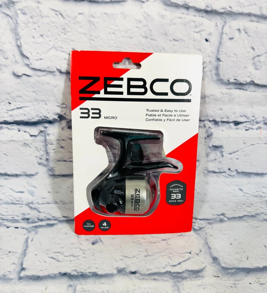 Zebco 33 Micro Spin 4lb Line Fishing Reel