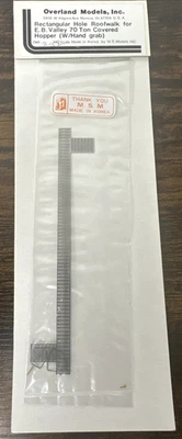 Overland Models HO OMI-2152 Rectangular Hole Rookwalk - E&B 70 Ton Cover Hopper - Image 1 of 4