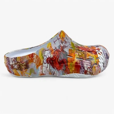 AND1 Bodega Clog Orange Multicolor Mens Casual Clog - Image 1 of 4