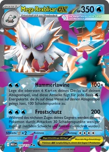 Pokemon Mega Entwicklung Mega Rexblisar ex 036/132 Near Mint deutsch - Picture 1 of 1