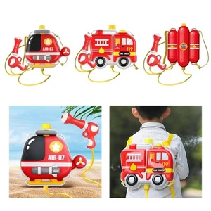 Kids Backpack Water Toy Summer Outdoor Toys Gift for Boys Girls Role Play - Picture 1 of 21
