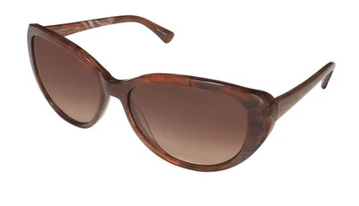 NUEVO ISAAC MIZRAHI 30204 GAFAS DE SOL BR MARRÓN 56-15-130 MUJER PLÁSTICO BORDE COMPLETO Foto 1 de 4