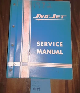 Vintage 1968-70 Sno-jet Snowmobiles Service Manual & Price Lists - Picture 1 of 14